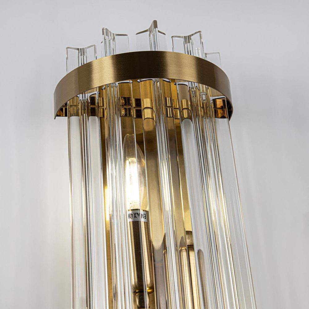 Бра 17*10*40 см, Е14 2x40W, Золото MODELUX ML.514.02 GD