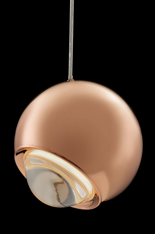 Светильник подвесной Maytoni Akis P065PL-L7RG3K, 7W LED, 3000K, розовое золото