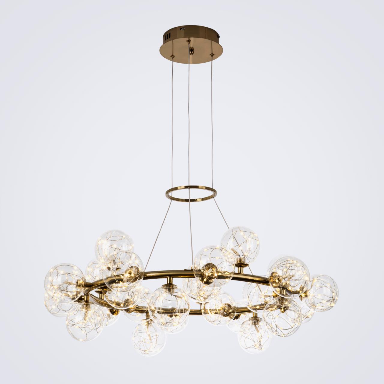 Подвесной светильник 79*79*105 см, LED 60W, 3000 / 6000K, Бронза MODELUX ML.6025.25