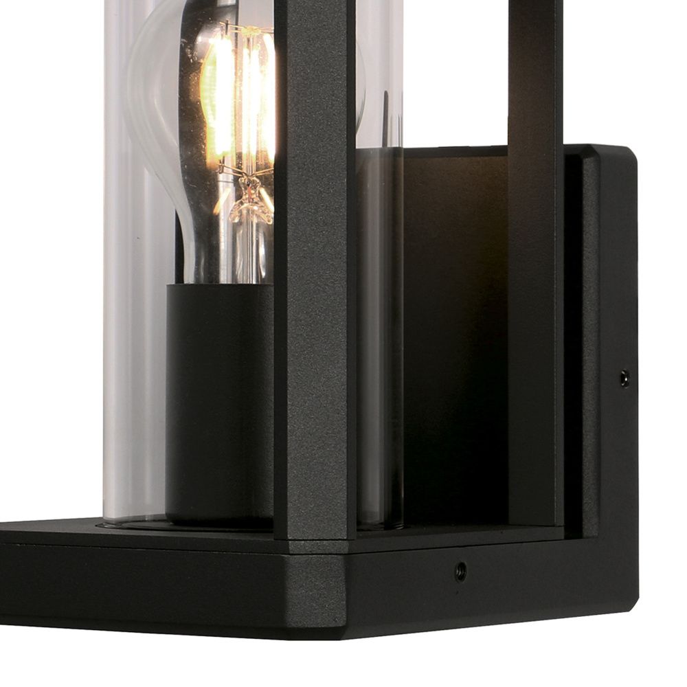 Уличный светильник 12*14,9*24,1-24,1 см, вр  см, 1*E27*20W, K, Mantra Nevada MAN8897, черный