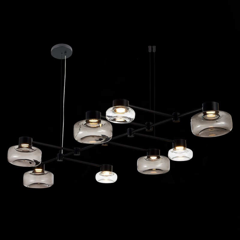 Светильник подвесной 138*70 см, 24W 3000K ST LUCE VALLO SL6005.403.08 Черный