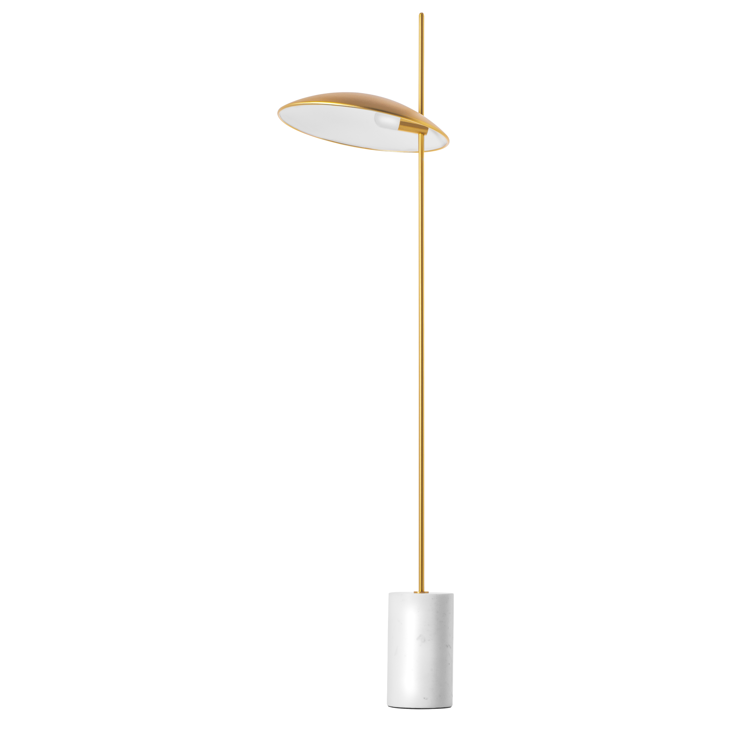 Торшер 35*140 см, 5W, 3000K, Lightstar Marmara 801713, Золото; Белый