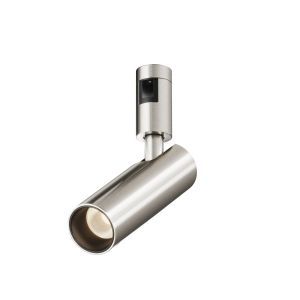 Трековый светильник 6 см, 12W, 3000K, Maytoni Technical TR144-1-12W3K-W-PT, платина