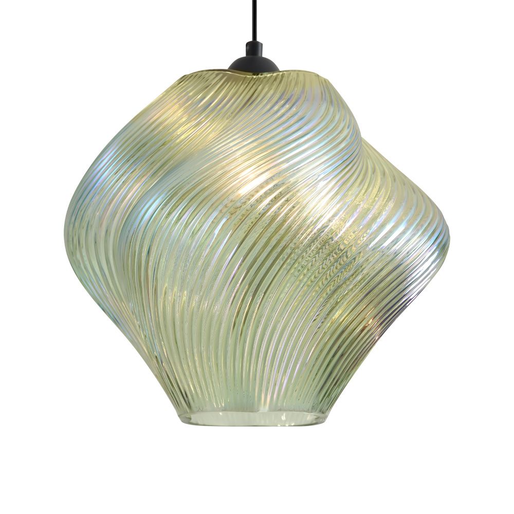 Подвесной светильник 35-130 см, 1*E27*60W Freya Shiny FR5548PL-01GN, Зеленый