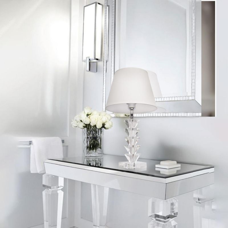 Настольная лампа 55 см, Loft It Crystal 10276, хром
