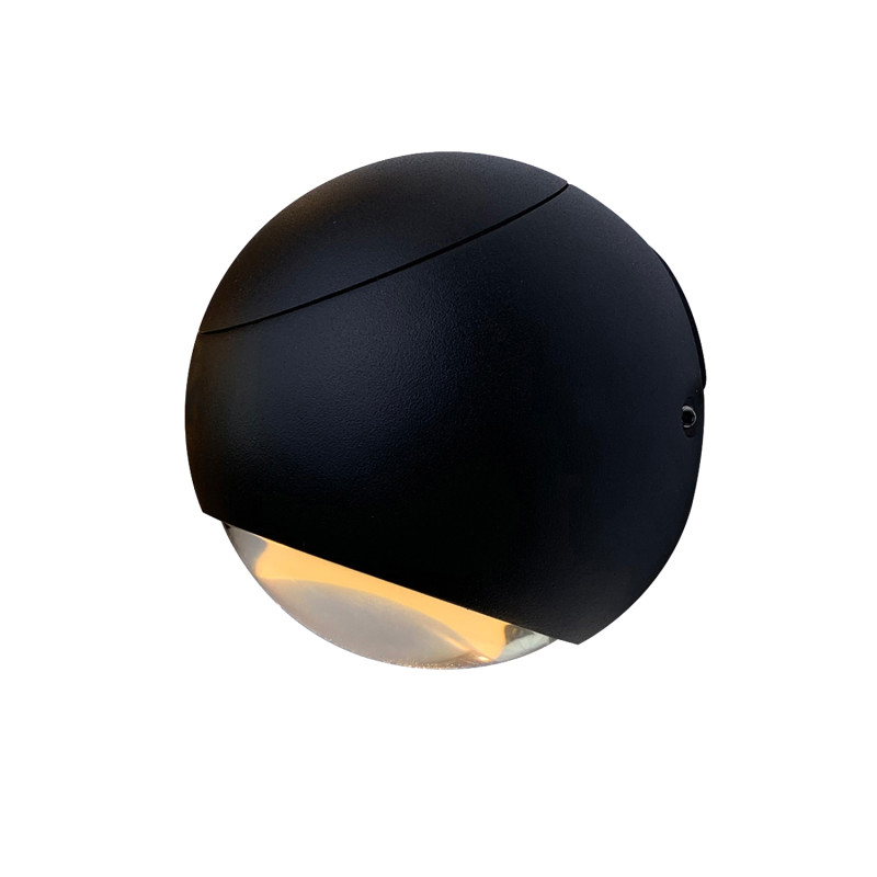 Светильник настенный 8,5*10*10 см, 1*LED, 3W, 3000К, Favourite Linse 4391-1W черный