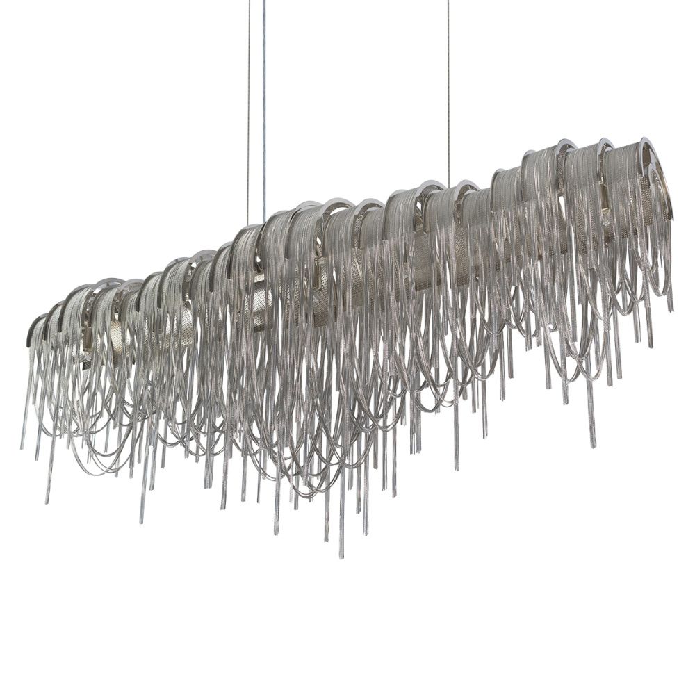 Подвесная люстра 115 см, ft IT Volver 10404/1150L SN, никель