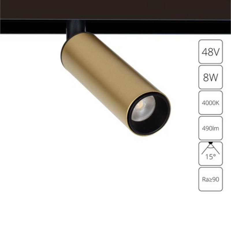Трековая система 12,7*2,3*3*18 см, 1 LED*8W, 4000 К, Arte Lamp Linea A4660PL-1SG,