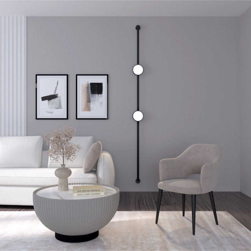 Светильник на шине 16,8*5,4 см, LED * 10W, 4000K, Denkirs Belty Flow DK5566-BK, черный