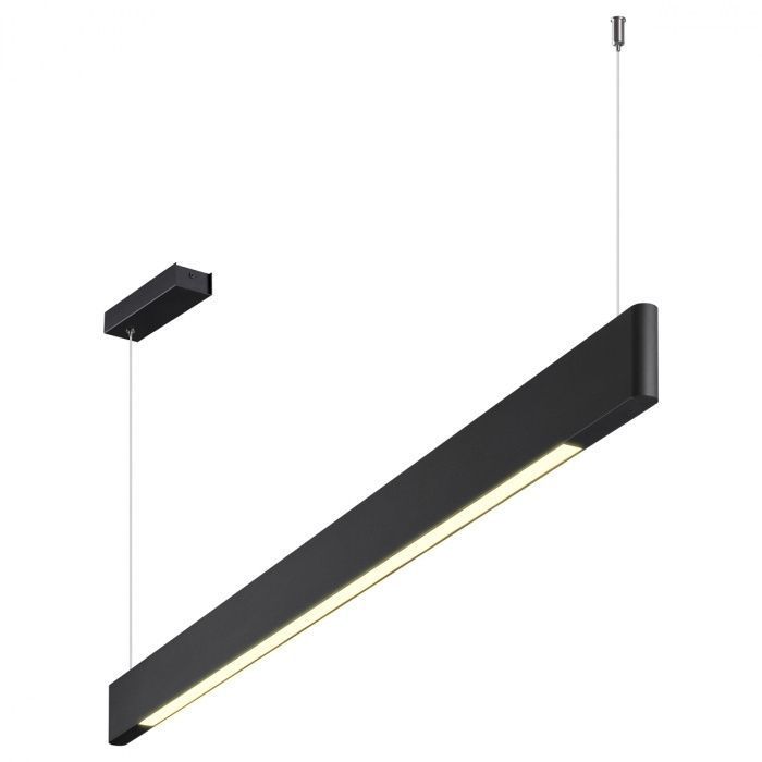 Светильник подвесной 120 см, 12-24W, 3000-5700K диммир. со сменой цв. температуры (управл. - пульт ДУ или прилож. Smart Life), Novotech Iter 359548, черный