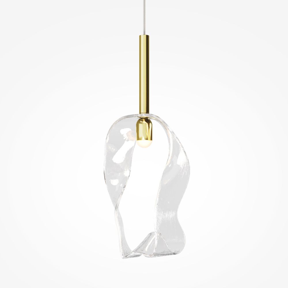 Подвесной светильник 16,2*5,5*49,3-339,3 см, *LED*3W, Maytoni Shiori MOD524PL-L3BSK3, Латунь