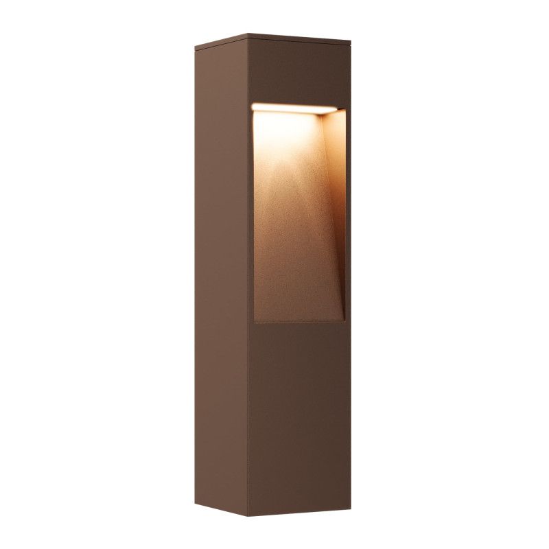 Садово-парковый светильник 8,5*7,5*30 см, *LED*7W, 3000K, ST-Luce COSMO SL9522.605.02, коричневый