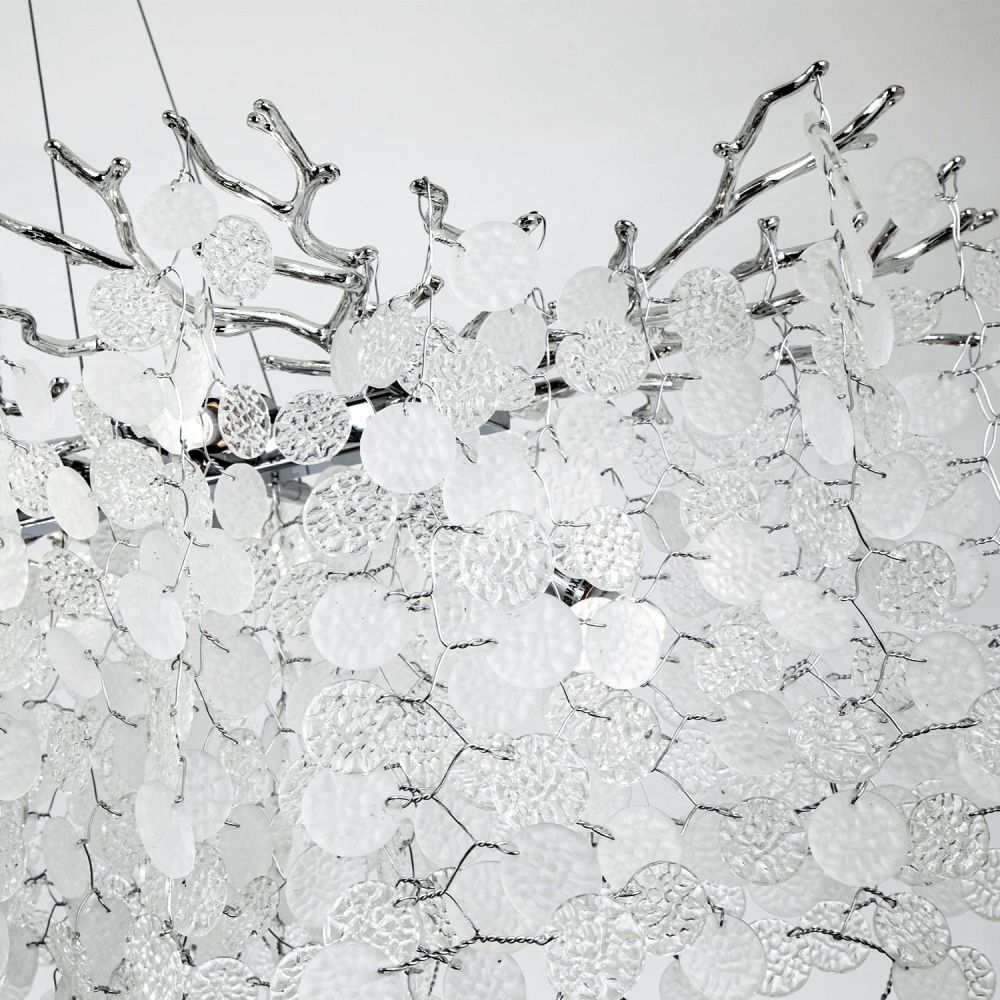 Подвесная люстра 120*40*140 см, G9 14xG9W, Хром MODESTYLE MS.2113.1200