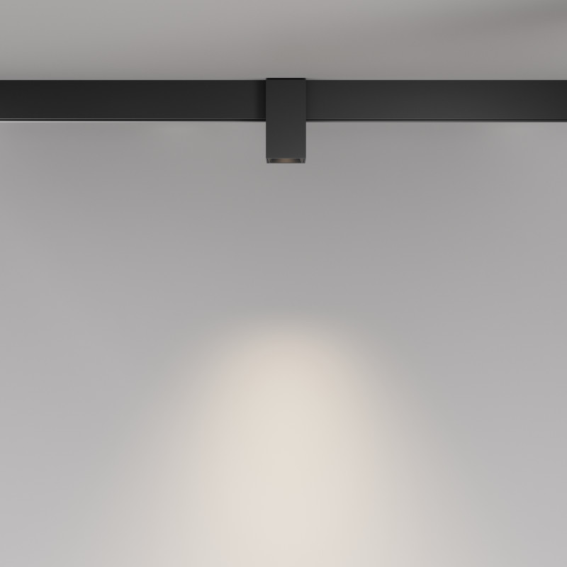 Светильник на шине 19,3*5,3*10,4 см, LED, 7W, 4000К, Maytoni Technical ALFA TR121-2-7W4K-B черный