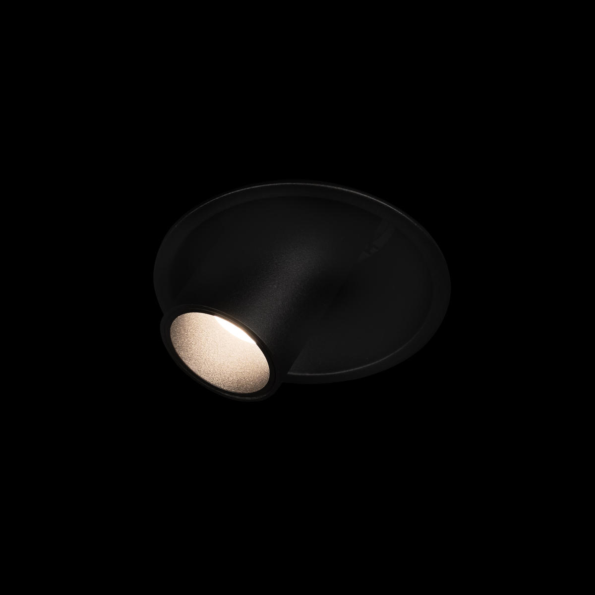 Встраиваемый светильник 9*9 см, 1*LED*10W 4000K LOFT IT Lens 10322/A Black черный