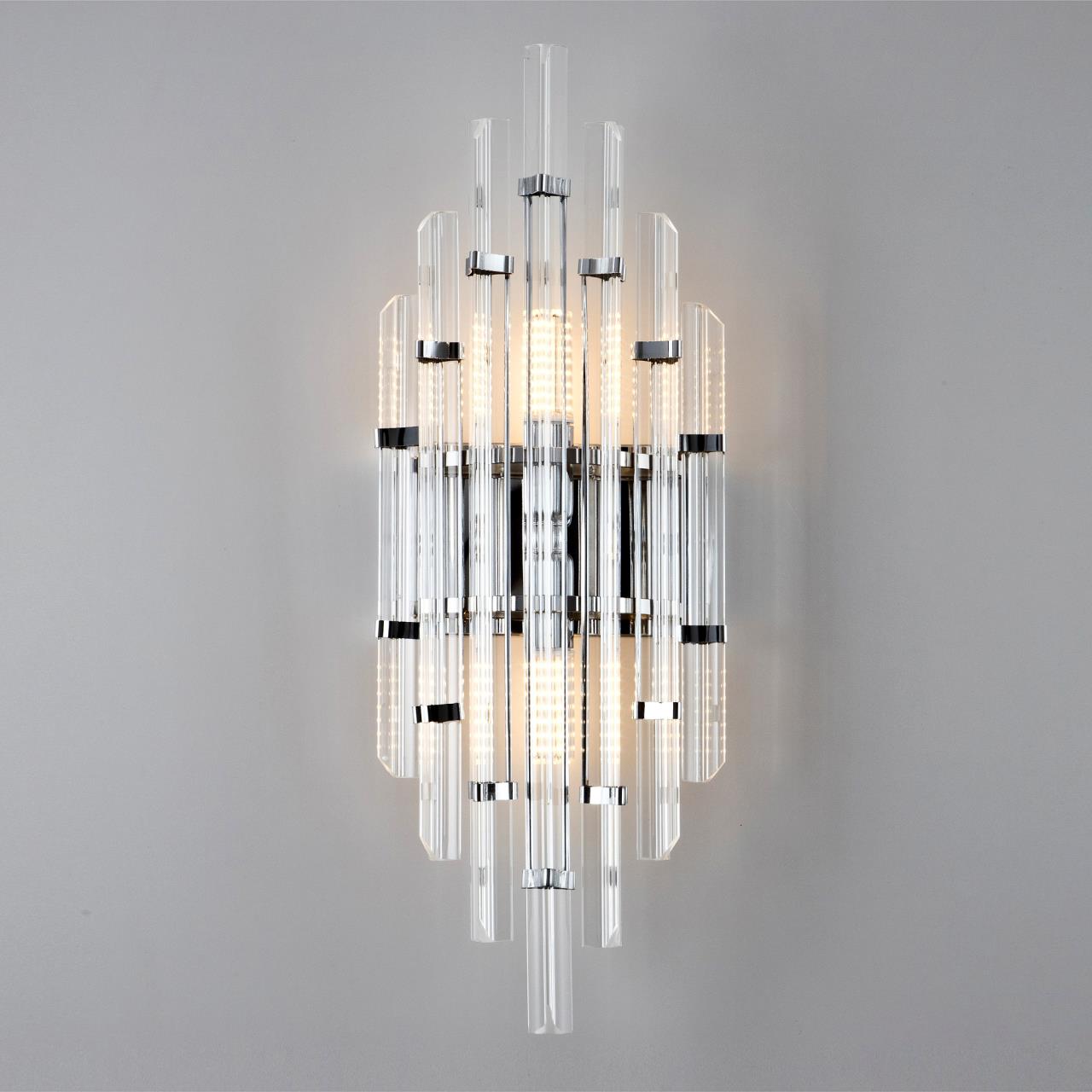 Бра 23*13*50 см, Е14 2x40W, Хром MODELUX ML.535.02 CR