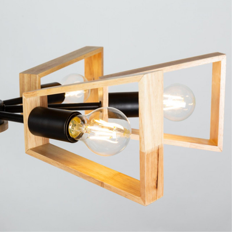 Люстра на штанге 75 см Arte Lamp BRUSSELS A8030PL-8BK черный