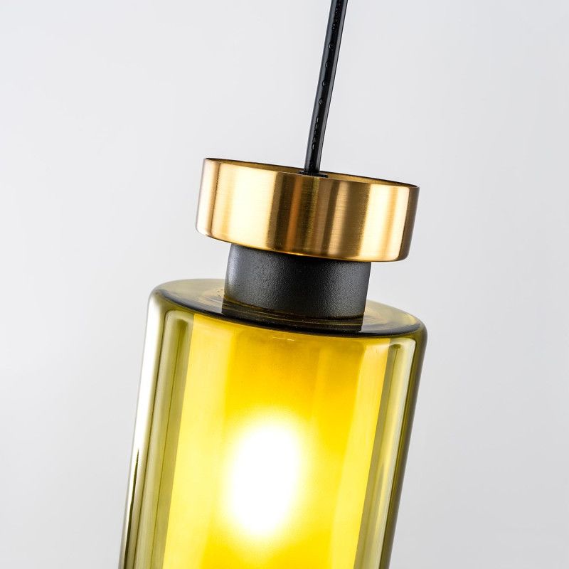 Подвесной светильник 10*27/120 см, 1*Е14 MODEMODERN MD.1187.1 латунь/черный