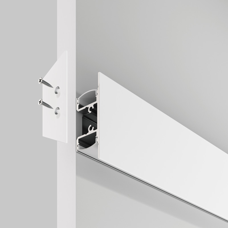 Алюминиевый профиль 2000*48,3*18 мм для светодиодной ленты Maytoni Led strip ALM-1848-W-2M