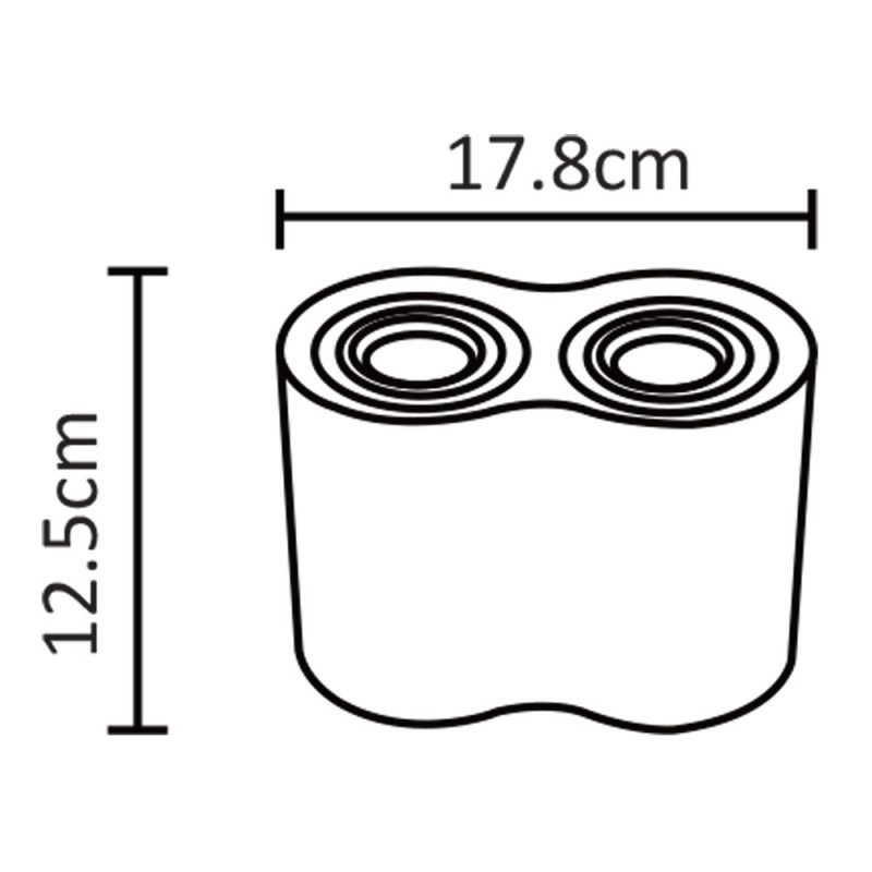 Накладной светильник Arte Lamp A5644PL-2WH белый