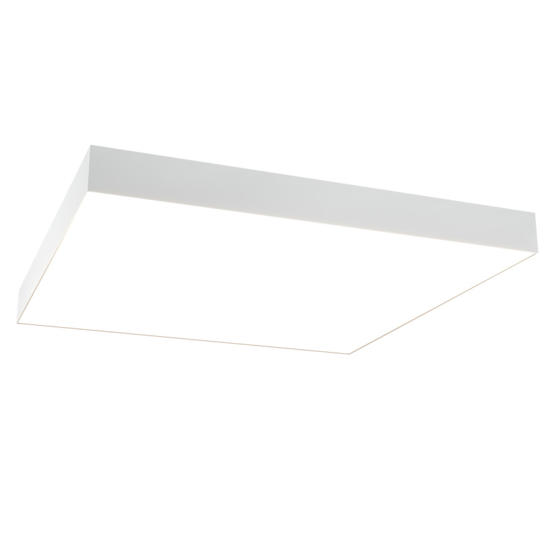 Накладной светильник 60*60*6 см, LED, 90W, 4000К, Maytoni Technical Zon C032CL-90W4K-SQ-W белый