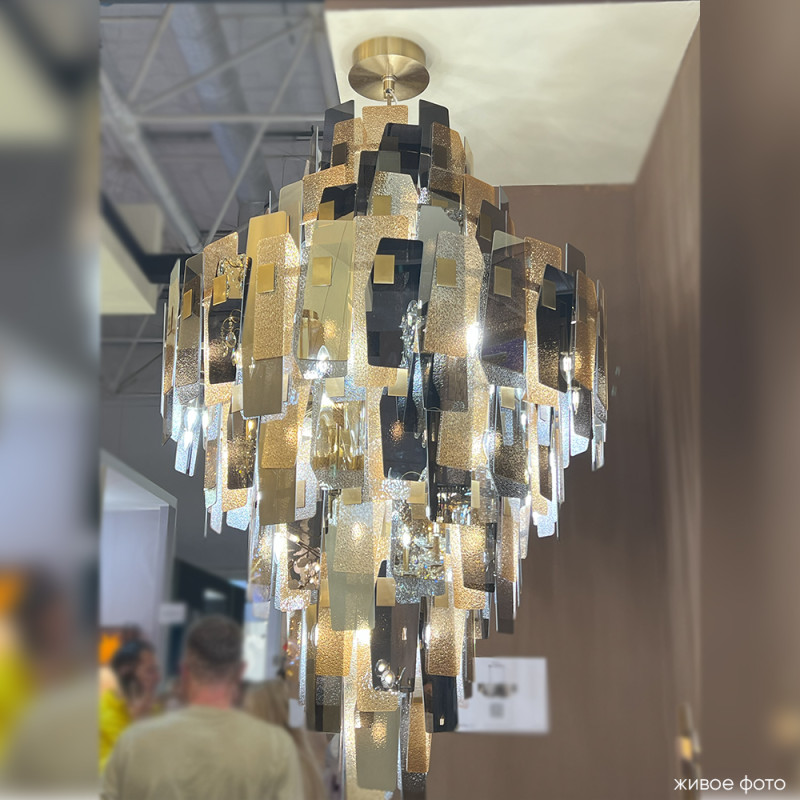 Светильник 110 см, Crystal Lux POINT SP39, латунь
