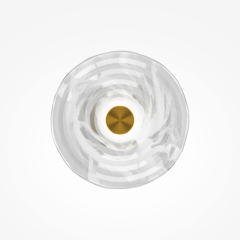 Настенный светильник (бра) 30*7,5*30 см, 5W 3000K Maytoni Sparkle MOD343WL-L5BS3K1 латунь