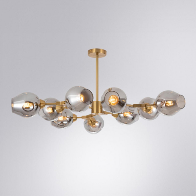 Люстра 93 см Arte Lamp YUKA  A7759PL-9PB золото