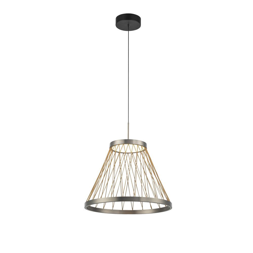 Подвесной светильник 40*197 см, *LED*20W, 3000K, Mantra Spider MAN8980, серый