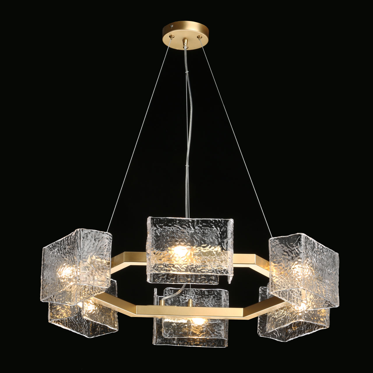 Люстра 73*150 см, 6*E14 золото MW-Light Айс 542011106