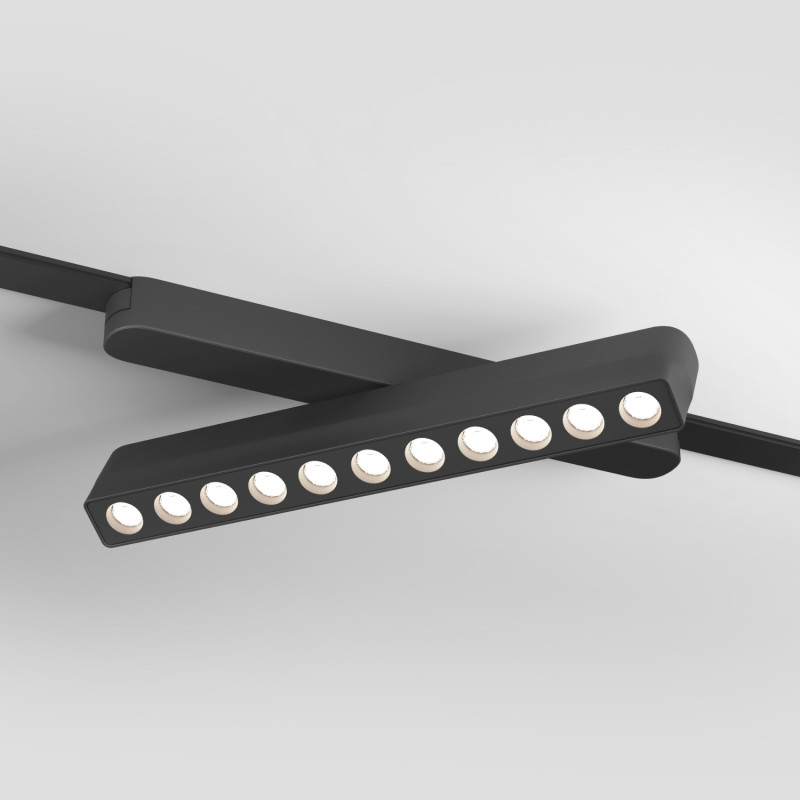 Светильник на шине 23*2,6*6 см, LED * 12W, 4000K, Denkirs Air Grill DK5338-BK, черный