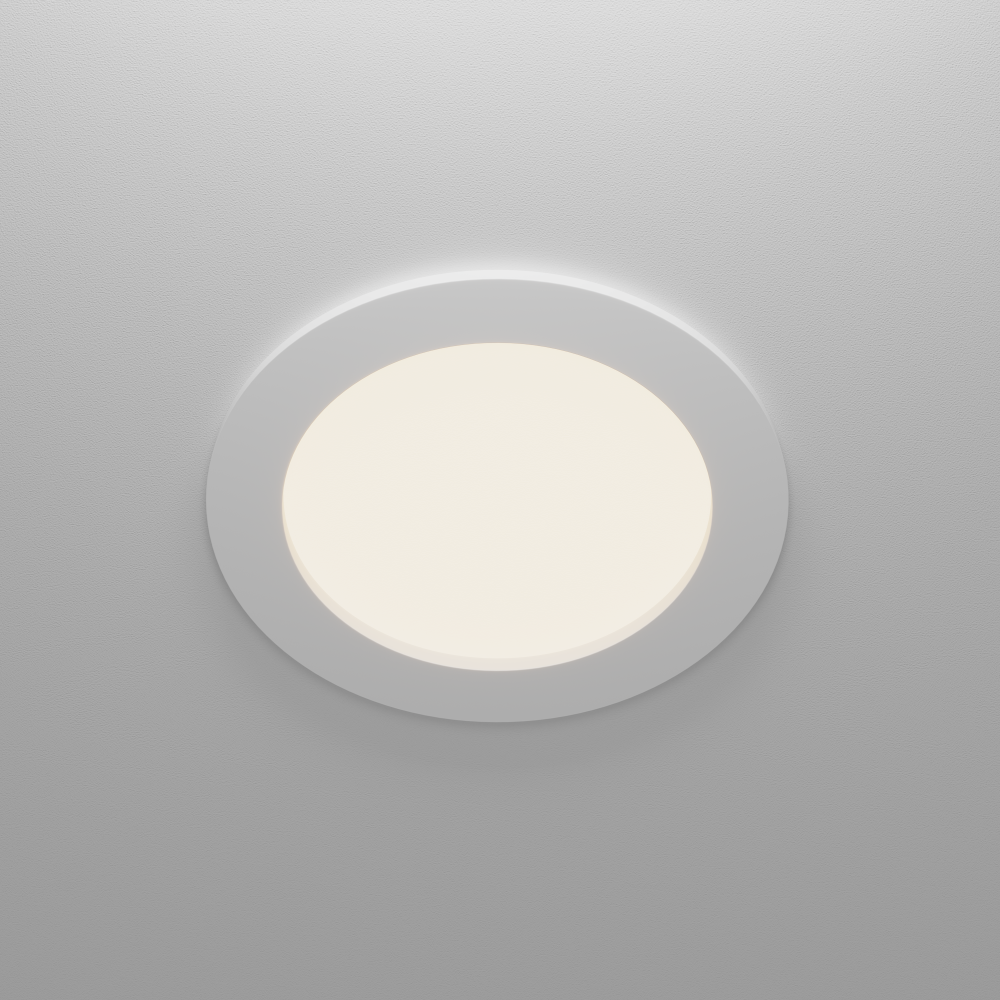 Светильник встраиваемый *11,8*3 см, вр 9,5 см, LED*9W, 4000K, Crystal Lux CLT 529 CLT 529C118 WH 4000K, Белый