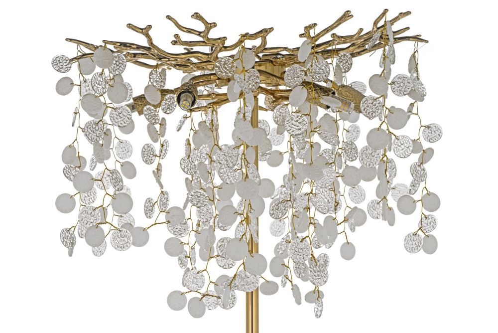 Торшер *52*165 см, 5*G9*40W, Dio D`arte Tavenna Gold Tavenna H 3.1.1.103 G, золотой