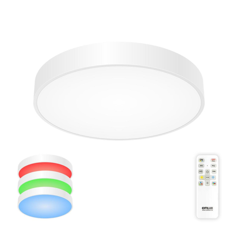 Светильник 40 см, 70W, 3000-5500K Citilux Купер CL72470G0 RGB, белый