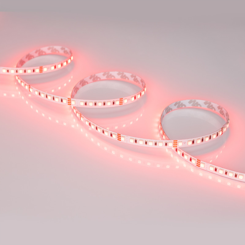 Лента RT 2-5000 24V RGB 8mm (3838, 120 LED/m, LUX) (Arlight, 11 Вт/м, IP20) 026832. Цена указана за 5 метров. Продается кратно 5 метрам.