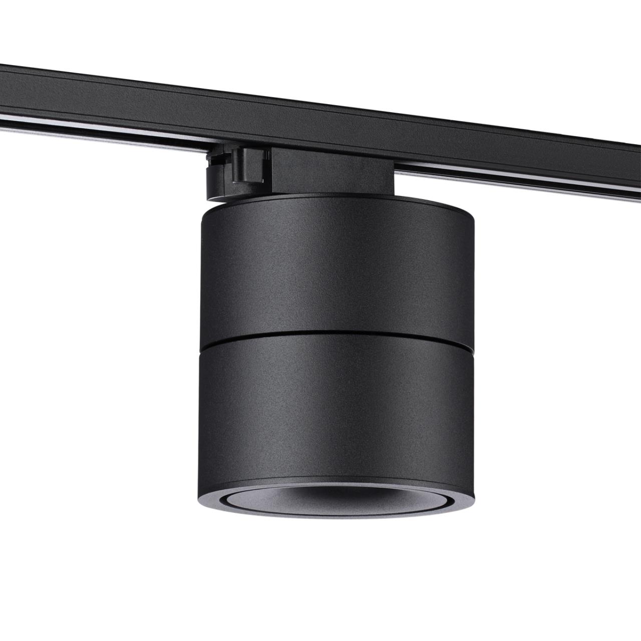 Светодиодный светильник 10 см, 15W, 4000K, Novotech Groda 358777, черный