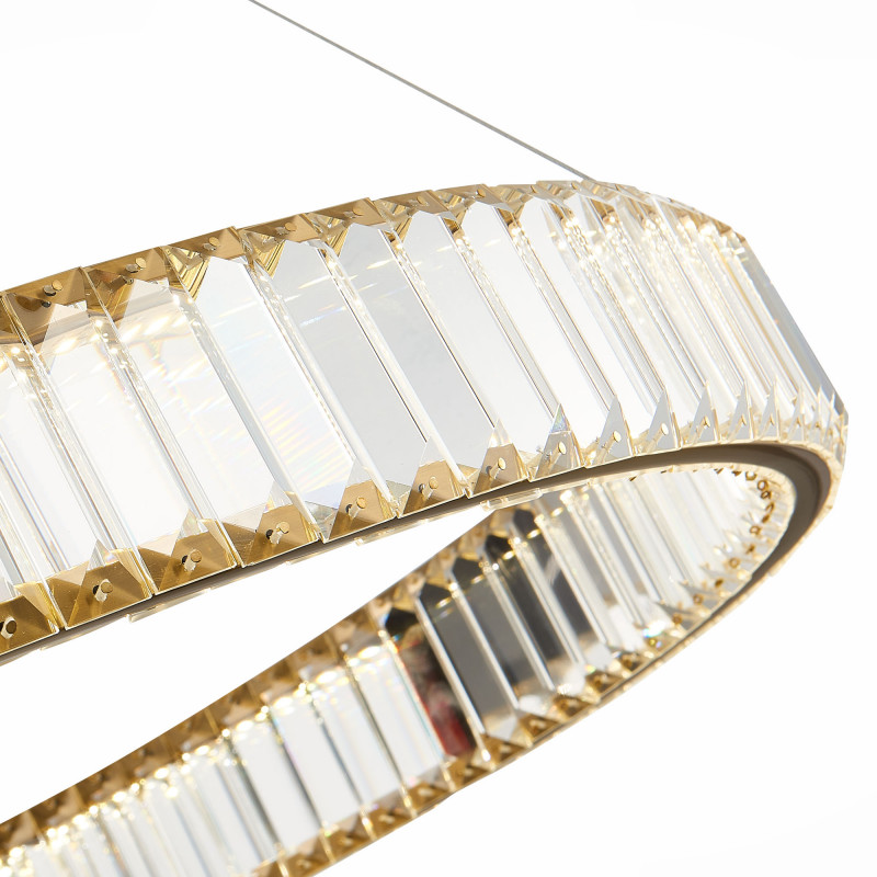 Люстра подвесная 62 см, 40W 4000K ST LUCE TIVOLI SL1622.363.01 Латунь