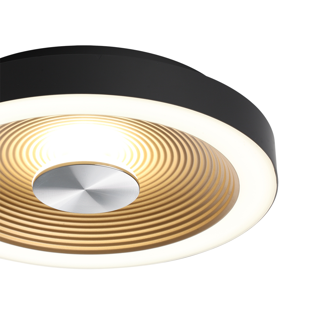 Светильник 32 см, 18W, 4000K, Sonex 7753/18L, черный-золото
