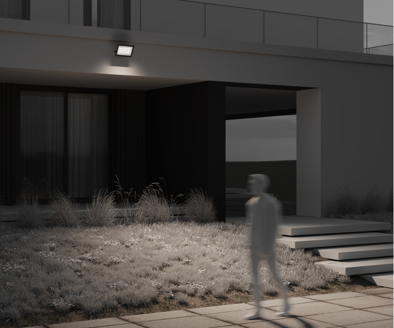 Прожектор 23 см, 150W, 4000K, Maytoni Flood FL001-L150B4K, черный