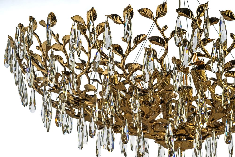 Люстра подвесная *100*68 см, 12*E14*40W, Dio D`arte Acerra Acerra E 1.5.100.100 G, золото