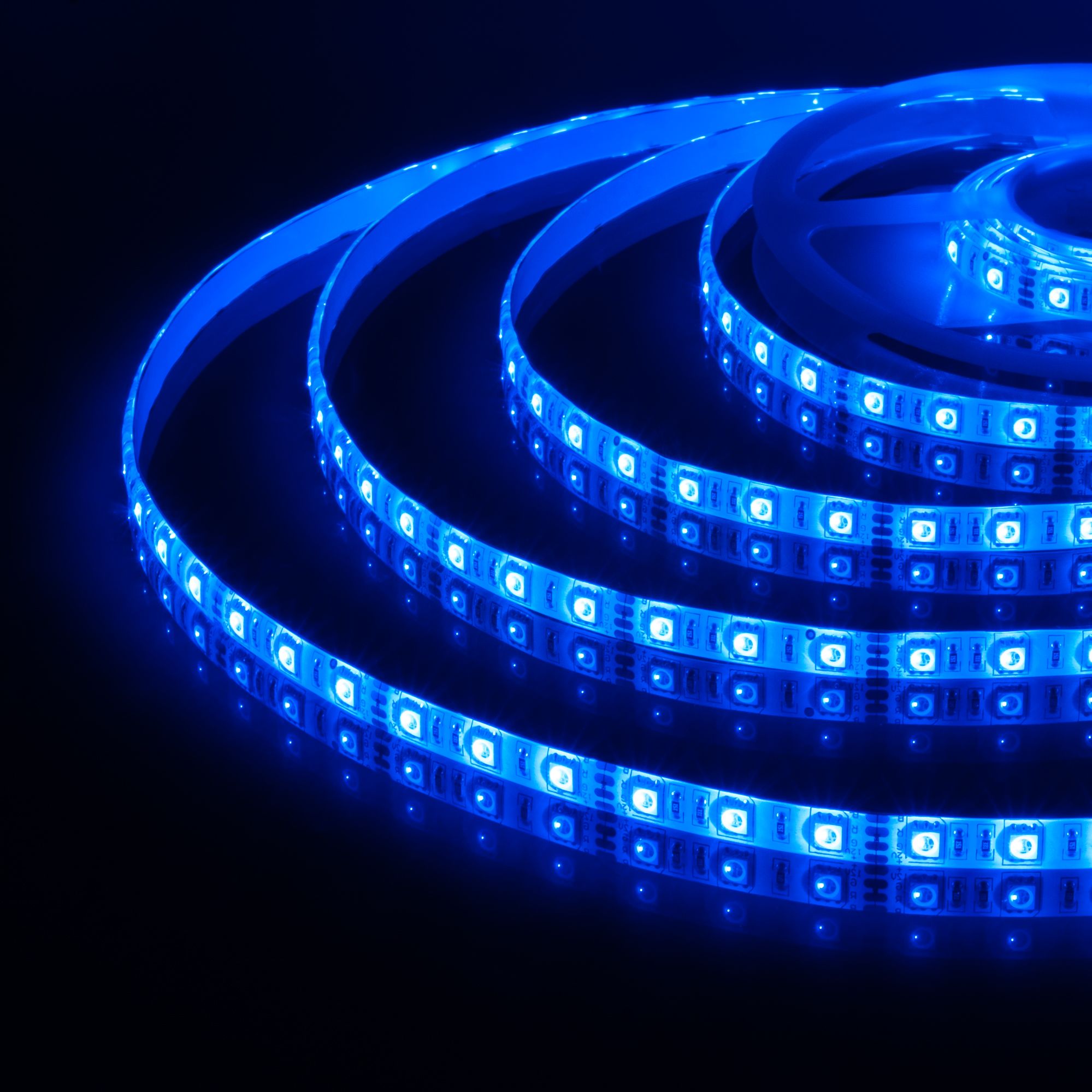 Светодиодная лента Лента светодиодная 12V 14,4W 60Led 5050 IP65 RGB, 5м Elektrostandard