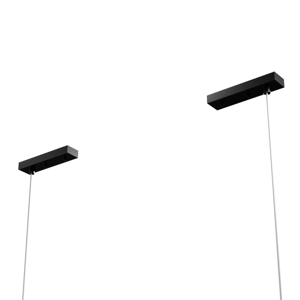 Светильник подвесной 140*14-180 см, 3*LED*10W, 3000-6000K, Lightera Huron LE118L-3B SMART, Черный