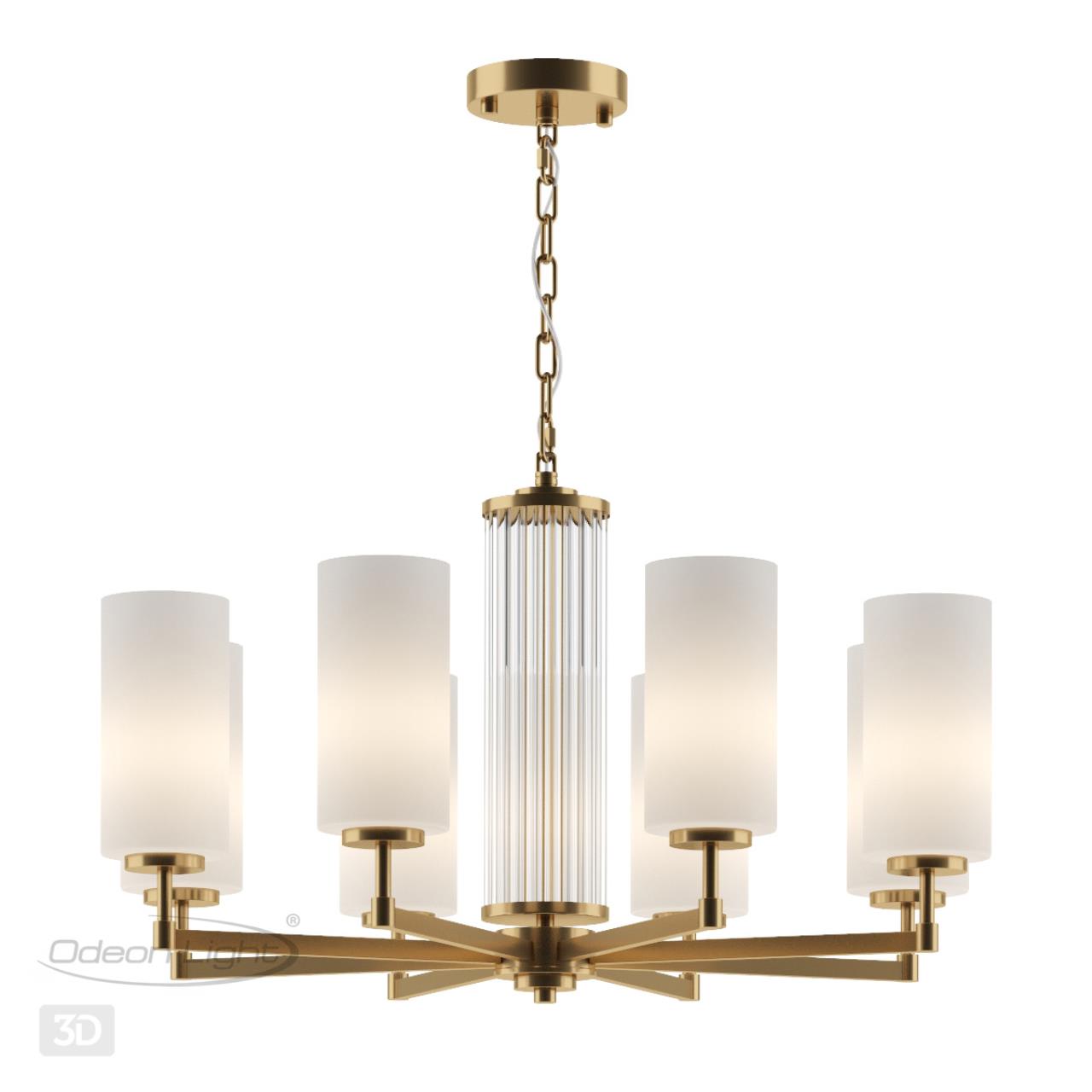 Светильник 75 см, Odeon Light HALL KASALI 4990/8, матовое золото