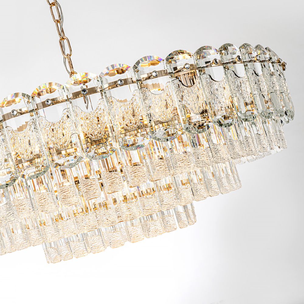 Люстра 80 см, 15*Е14*40W, Modelux  ML.7092.800 GD, Золото