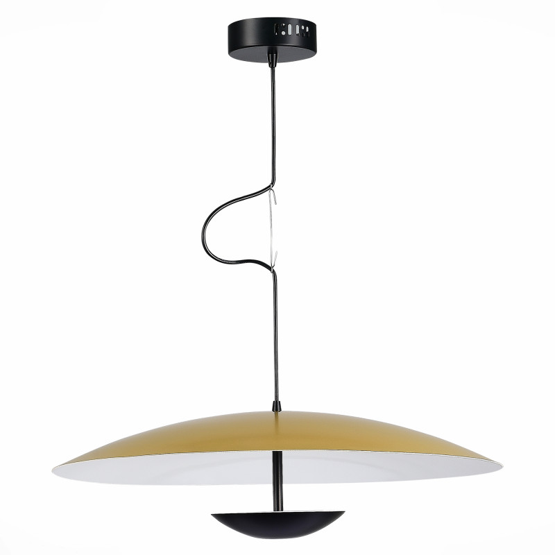 Светильник подвесной 60*160 см, 1*LED 40W 3000K золотистый,черный ST Luce Armonico SL6502.213.01