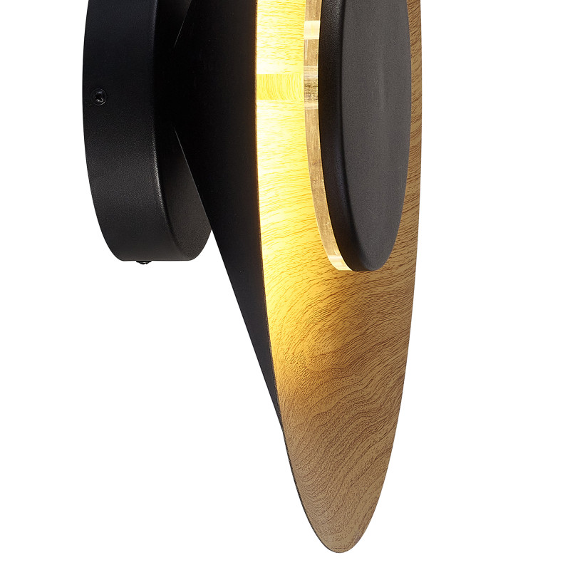 Бра 14,5*50*50 см, LED *  24W, 3000К Mantra Orion 8129, черный