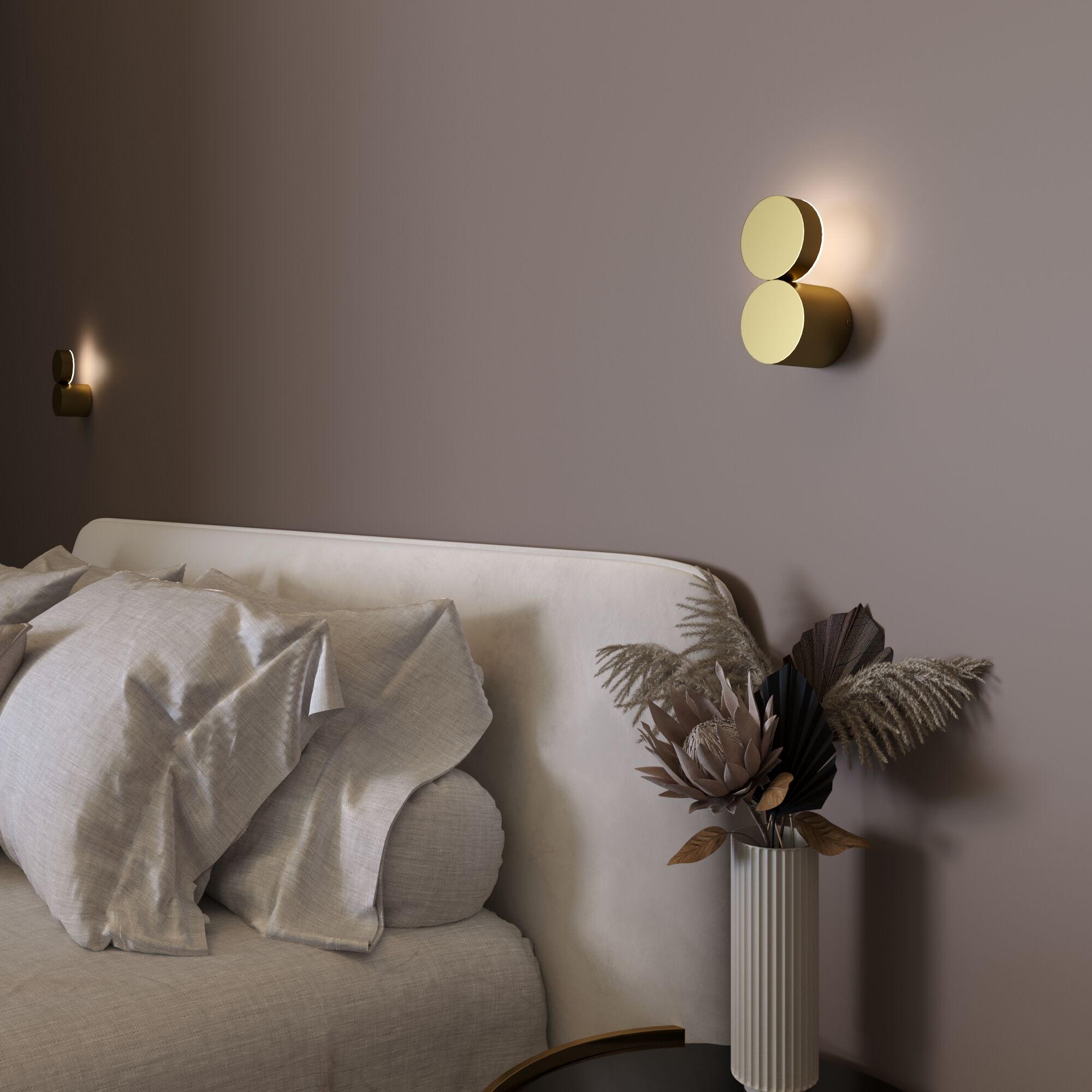 Бра 16 см, 6W, 3000K, Elektrostandard Brioni LED 40131/LED, золото