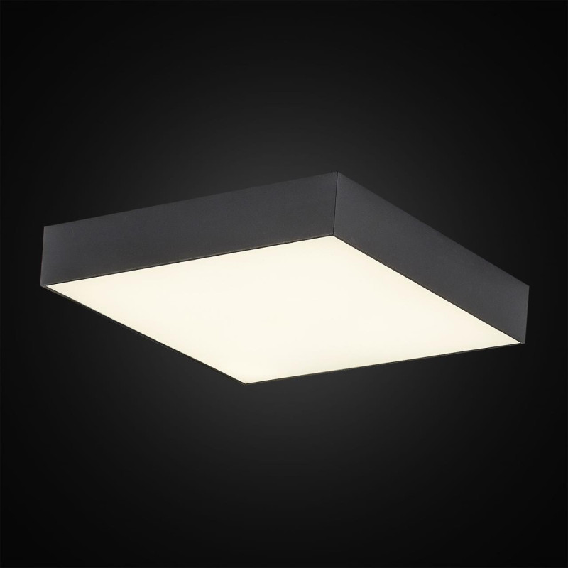 Светильник 20 см, 24W, 4000K Citilux Тао CL712X242N Черный 2160lm