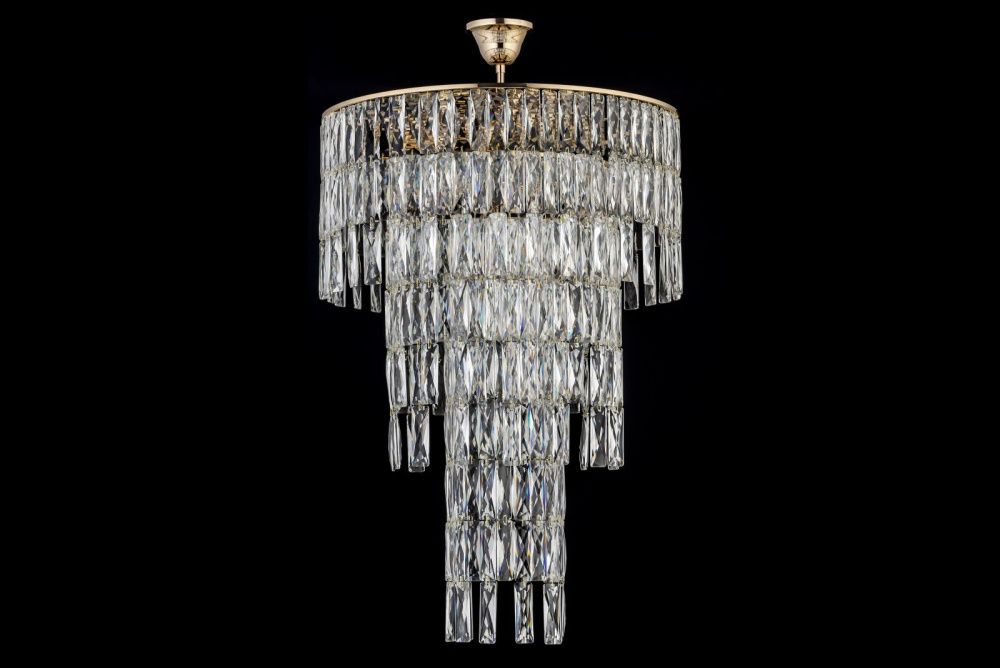 Люстра подвесная *46*80 см, 6*E27*60W, Arti Lampadari Deliceto Deliceto E 1.5.46.101 G, золото