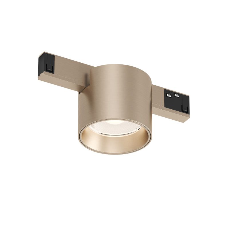 Светильник на шине 16*7*6,7 см, *LED*8W, 3000K, Denkirs SHINE PRIME SPOT 3000К | ШАЙН ПРАЙМ СПОТ 3000К DK4763-CP, шампань